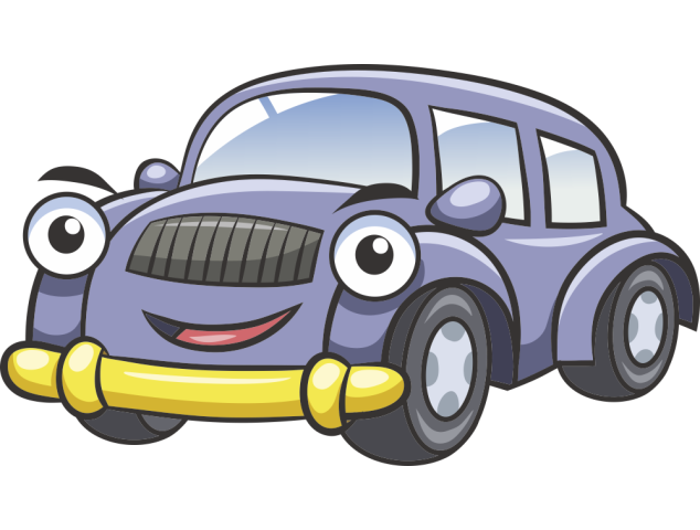 Autocollant Voiture Enfant Taxi Bleu - Stickers Enfants