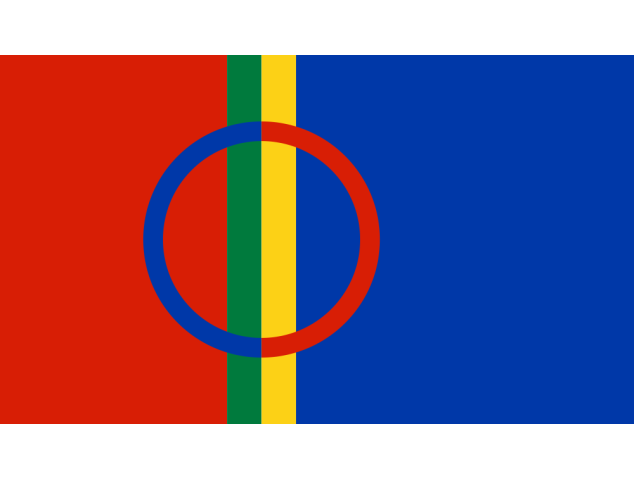 Autocollant Drapeau Laponie Sami - Drapeaux