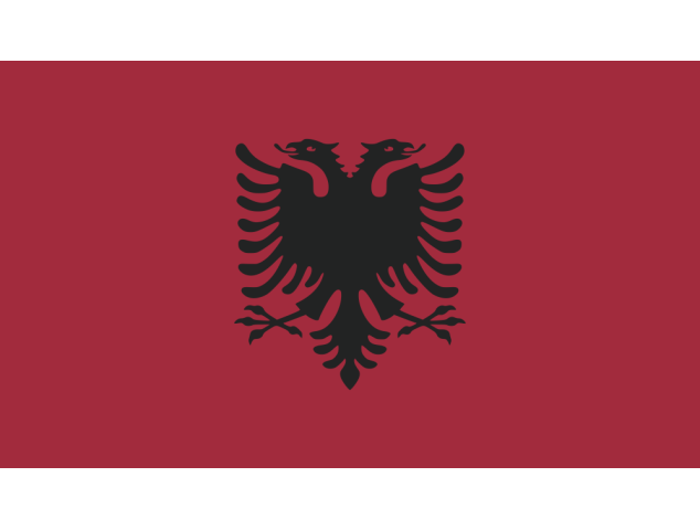 Autocollant Drapeau Albanie - Drapeaux