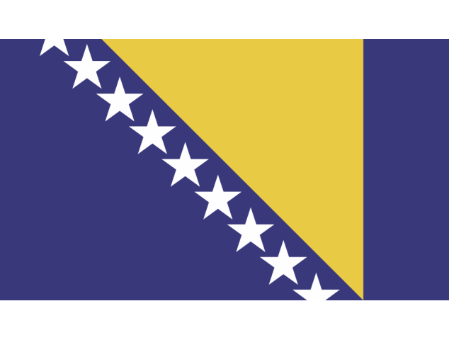 Autocollant Drapeau Bosnie - Drapeaux