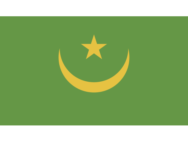 Autocollant Drapeau Mauritanie - Drapeaux