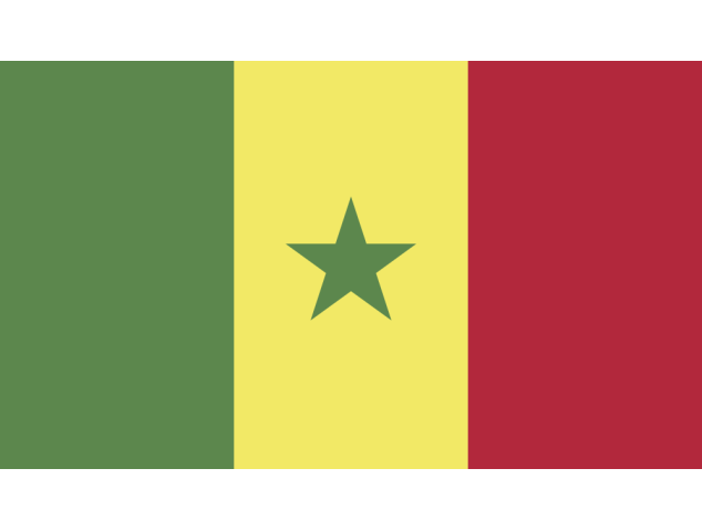 Autocollant Drapeau Sénégal - Drapeaux