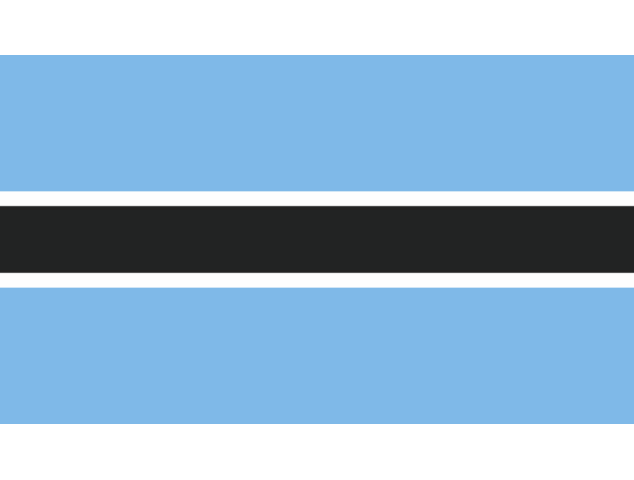 Autocollant Drapeau Botswana - Drapeaux