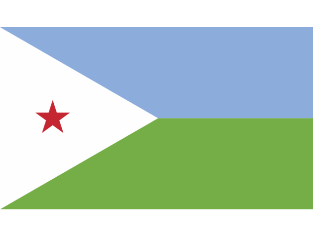 Autocollant Drapeau Djibouti - Drapeaux