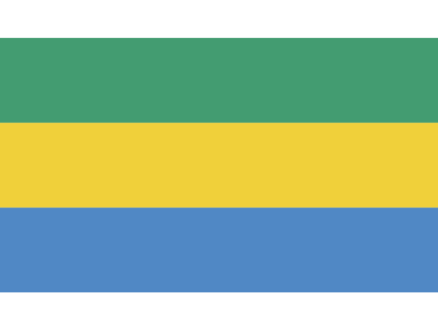 Autocollant Drapeau Gabon 1 - Drapeaux