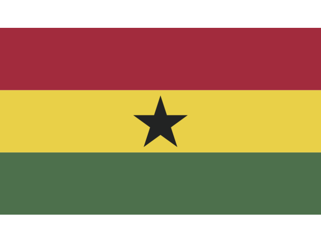 Autocollant Drapeau Ghana - Drapeaux