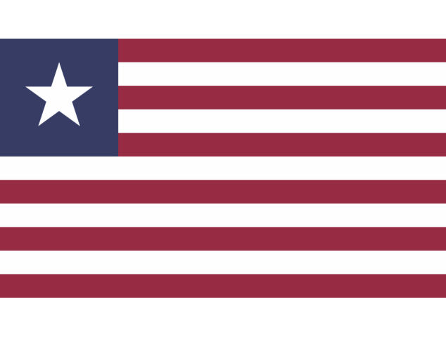 Autocollant Drapeau Liberia - Drapeaux