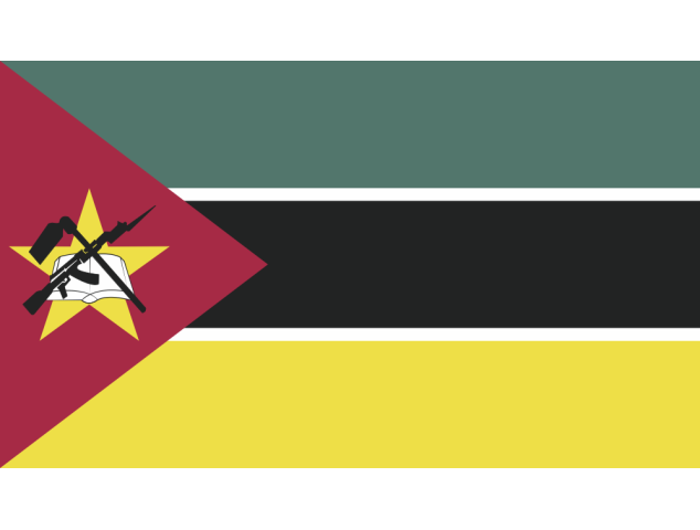 Autocollant Drapeau Mozambique - Drapeaux