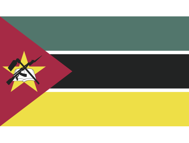 Autocollant Drapeau Mozambique - Drapeaux