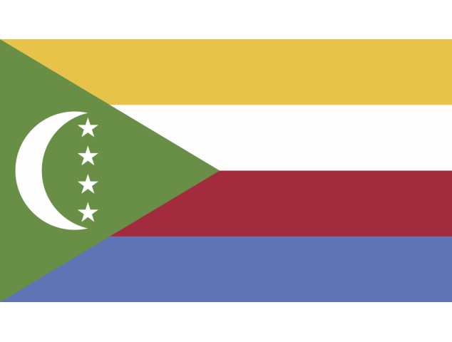 Autocollant Drapeau Comores - Drapeaux