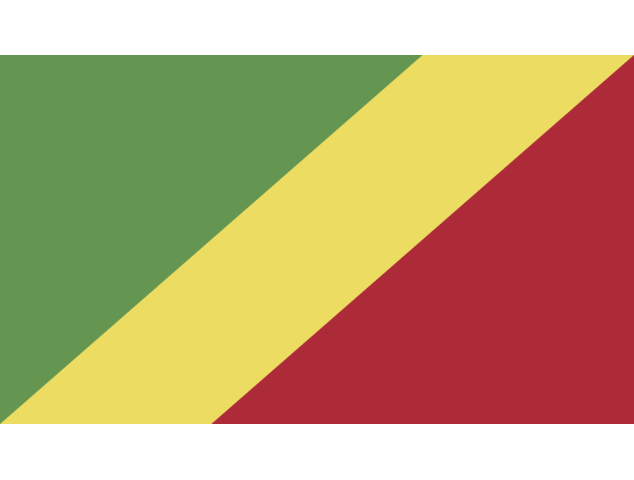 Autocollant Drapeau Congo 1 - Drapeaux