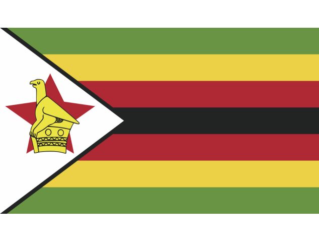 Autocollant Drapeau Zimbabwe - Drapeaux