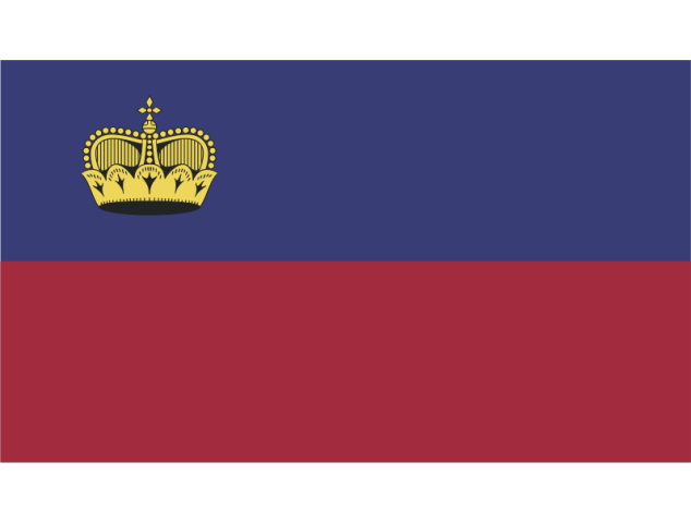 Autocollant Drapeau Liechtenstein - Drapeaux