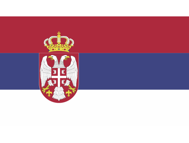 Autocollant Drapeau Serbie - Drapeaux