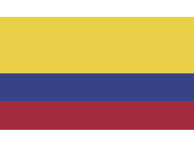 Autocollant Drapeau Colombie - Drapeaux