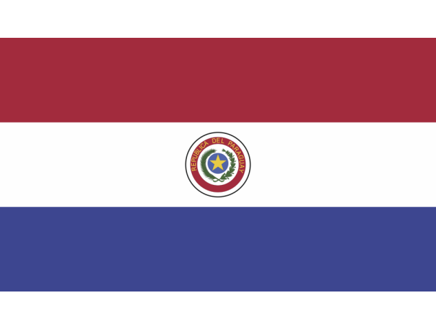 Autocollant Drapeau Paraguay - Drapeaux