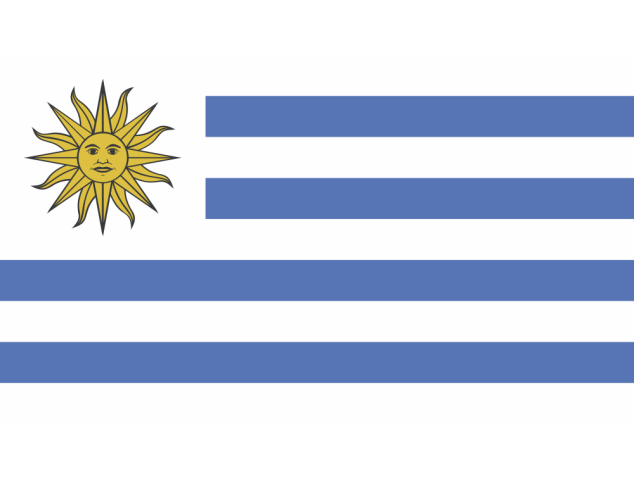 Autocollant Drapeau Uruguay - Drapeaux