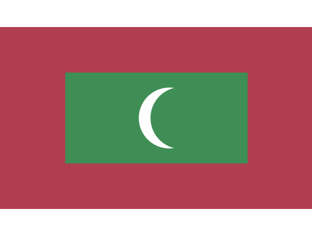 Autocollant Drapeau Maldives - Drapeaux