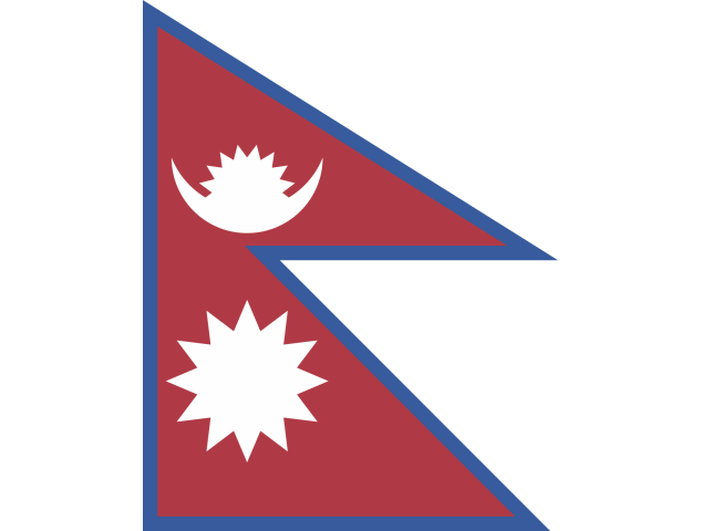 Autocollant Drapeau Népal - Drapeaux