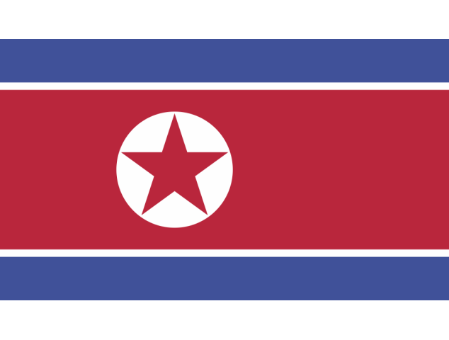 Autocollant Drapeau Corée Du Nord - Drapeaux