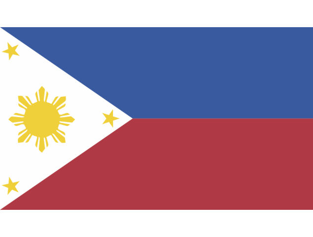 Autocollant Drapeau Philippines - Drapeaux