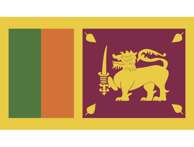 Autocollant Drapeau Sri Lanka - Drapeaux