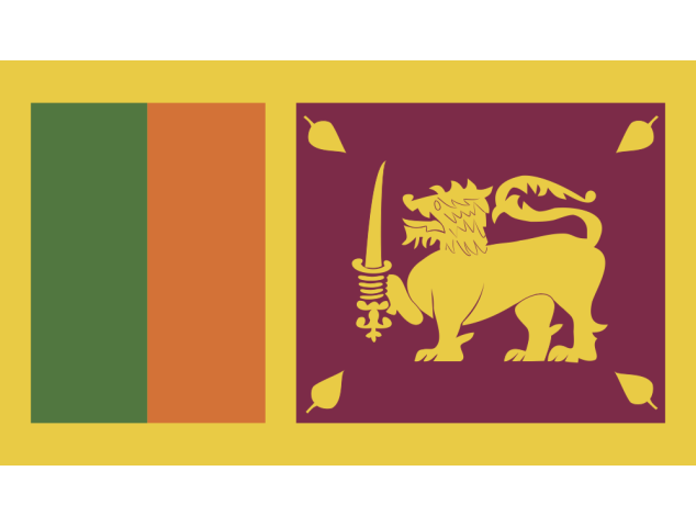 Autocollant Drapeau Sri Lanka - Drapeaux