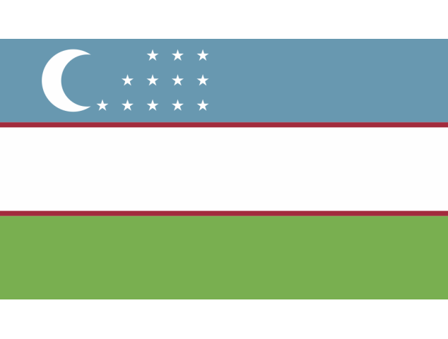 Autocollant Drapeau Uzbekistan - Drapeaux