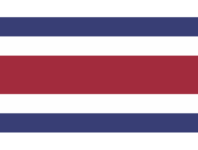Autocollant Drapeau Costa Rica - Drapeaux