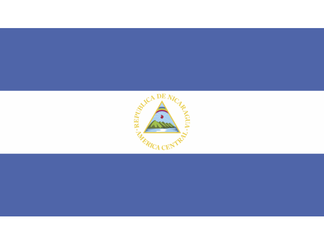 Autocollant Drapeau Nicaragua - Drapeaux