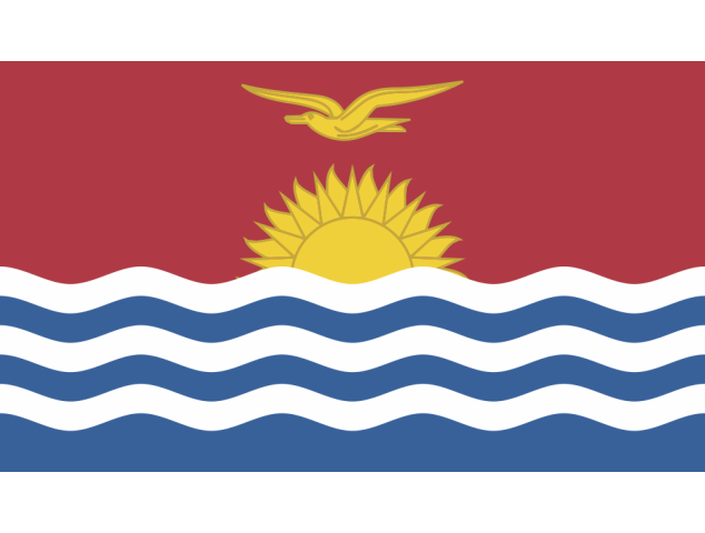 Autocollant Drapeau Kiribati - Drapeaux