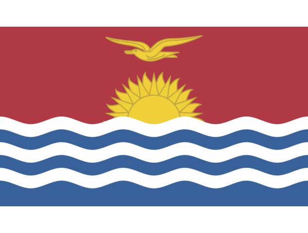 Autocollant Drapeau Kiribati - Drapeaux