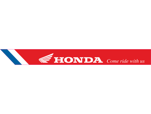 autocollant HONDA_COME_RIDE Verso - Stickers Honda