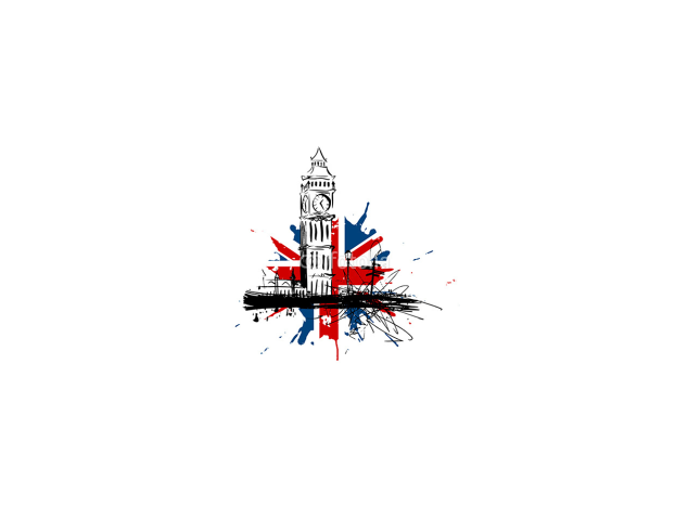 Sticker Porte Royaume-uni Big Ben Drapeau - Stickers Porte