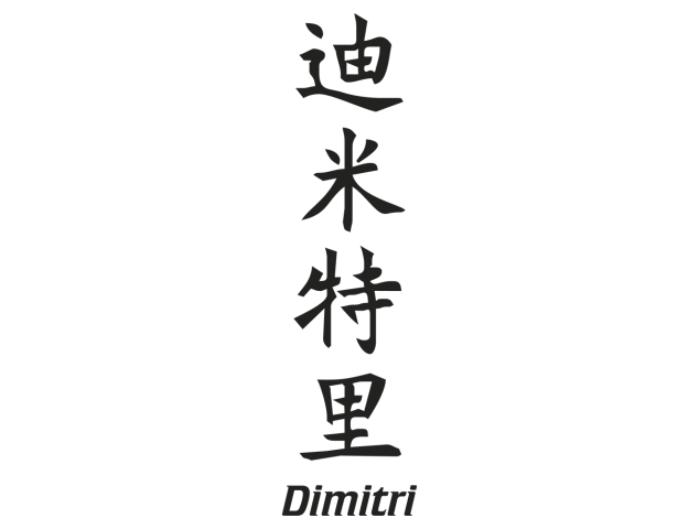 Prenom Chinois Dimitri - Prénoms chinois