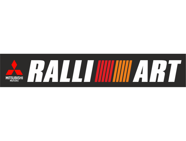 Autocollant RALLIART - Logos Racers