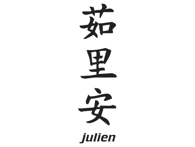 Prenom Chinois Julien - Prénoms chinois