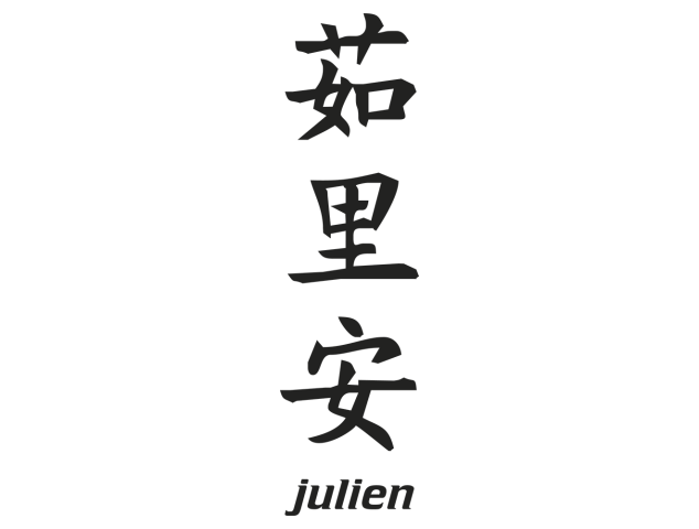 Prenom Chinois Julien - Prénoms chinois