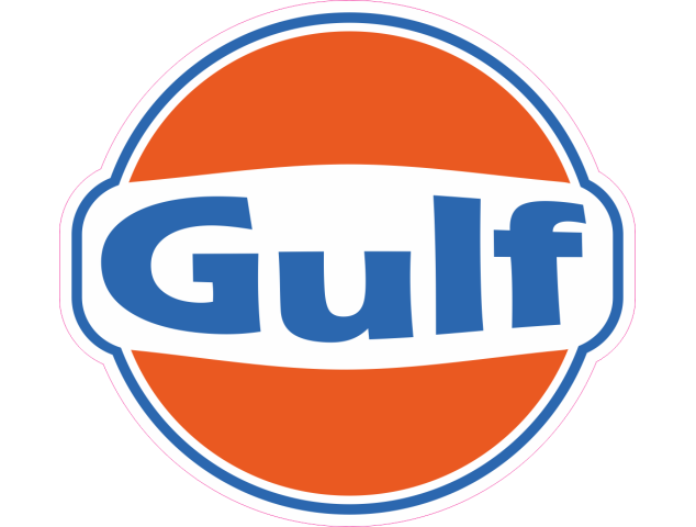 Autocollant Gulf - Logos Racers