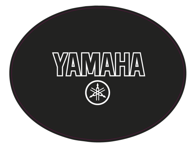Autocollant yamaha - Logos Racers