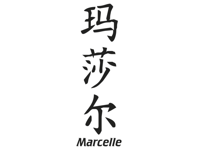 Prenom Chinois Marcelle - Prénoms chinois