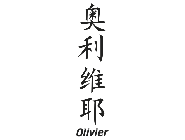 Prenom Chinois Olivier - Prénoms chinois