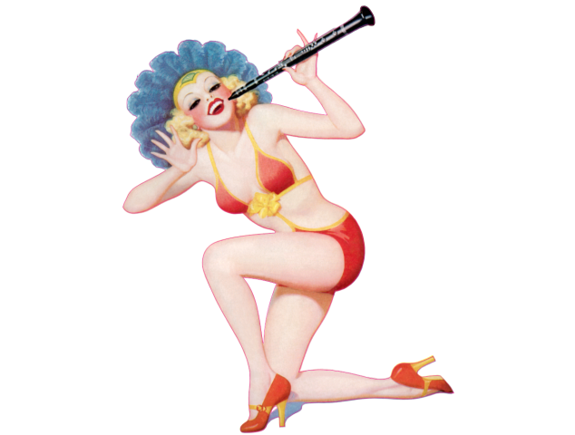 Autocollant pinup-01 - Pinups et filles sexy