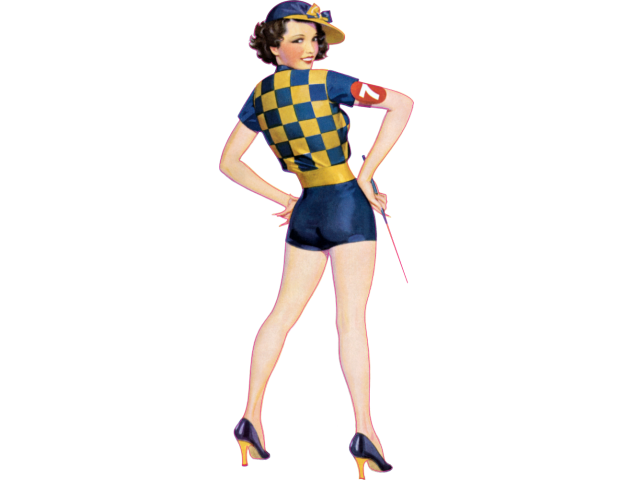 Autocollant pinup-04 - Pinups et filles sexy