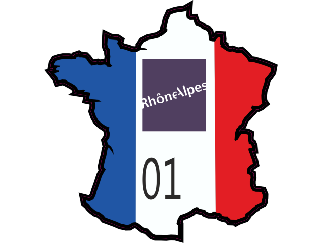 Stickers Ain (Rhone Alpes) - Autocollants Regions