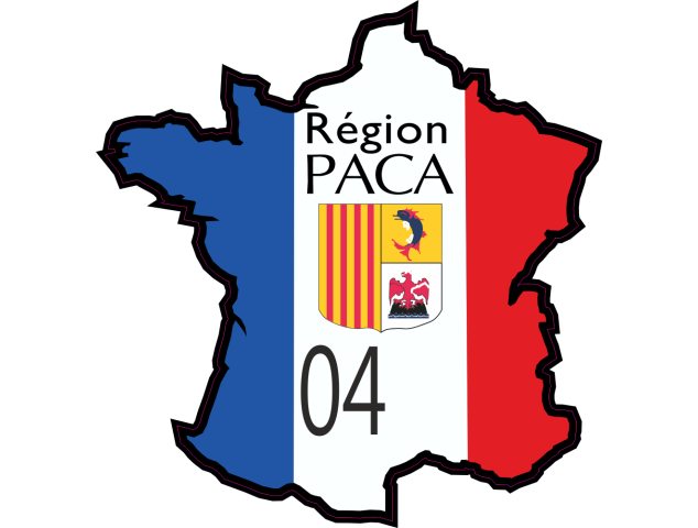 Stickers Alpes de Haute Provence (PACA) - Autocollants Regions
