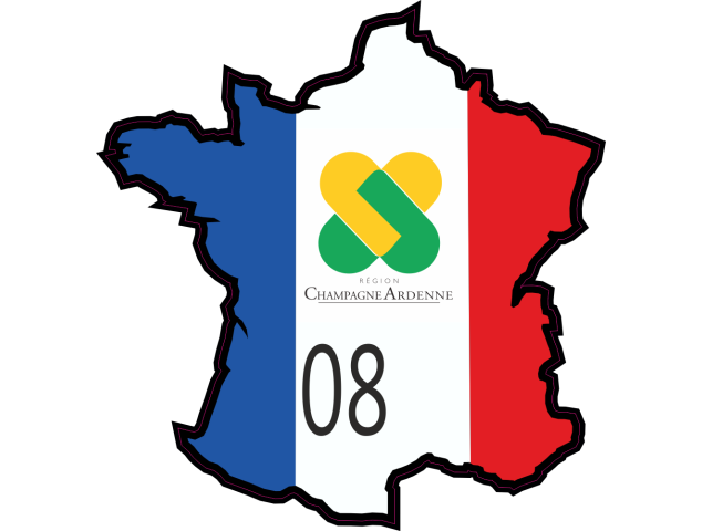 Stickers Ardennes (Champagne Ardennes) - Autocollants Regions