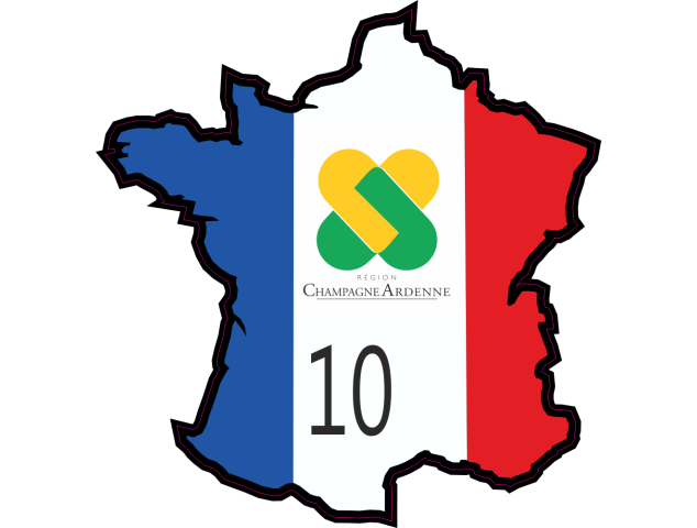Stickers Aube (Champagne Ardennes) - Autocollants Regions