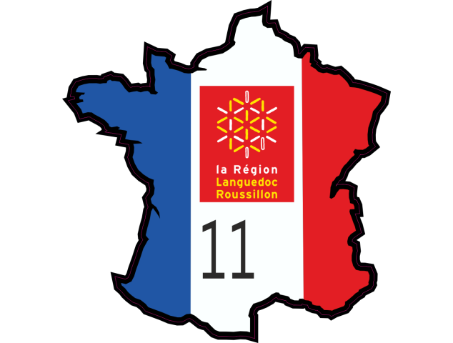 Stickers Aude (Languedoc Rousillon) - Autocollants Regions