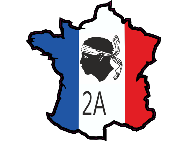 Stickers Corse du Sud (Corse) - Autocollants Regions